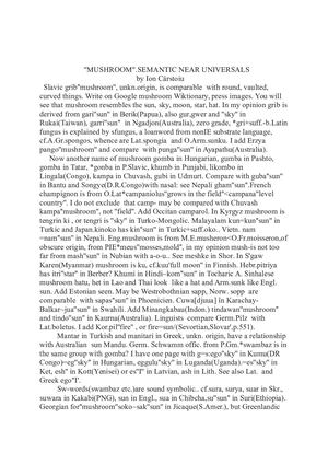 Mushroom By Ion Carstoiu