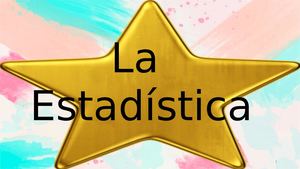 La Estadística Cartilla