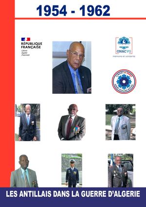 Brochure les antillais dans la guerre d'Algerie 1954 - 1962