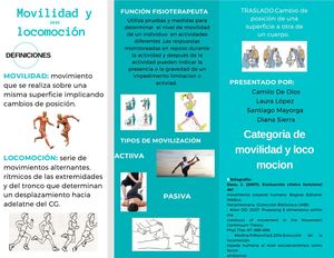 Categoria movimiento y locomocion