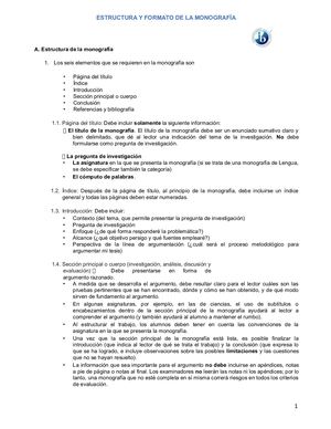 Redacción De La Monografía