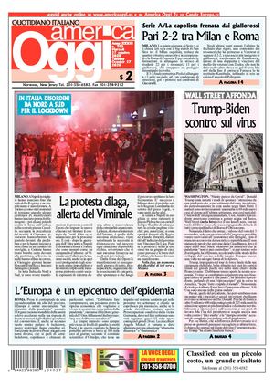 America Oggi 27 Ottobre 2020