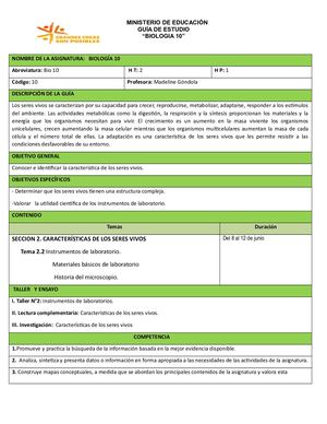 Módulo Biología 10