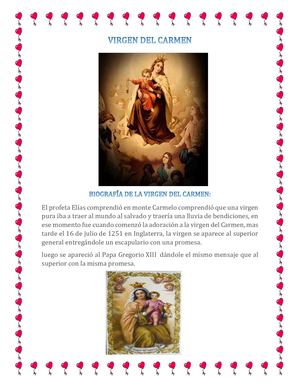 Virgen Del Carmen