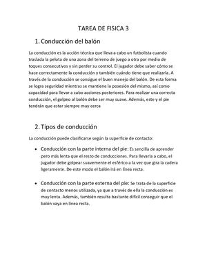 Tarea De Fisica 3
