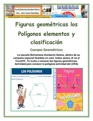 Escuela Boliv Humberto Gotera polígonos clasificación Y Elementos