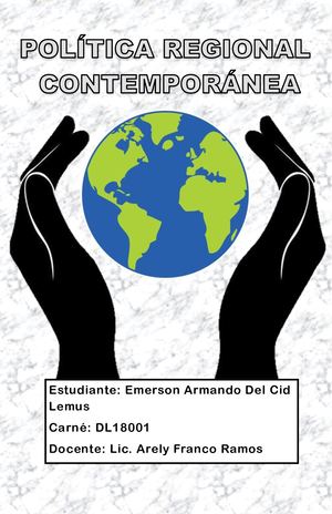 Cuaderno digital Política Regional Contemporánea