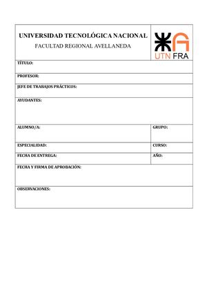 Trabajo Práctico Sobre Software