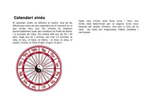Calandari Xines