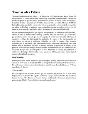 Thomas Alva Edison