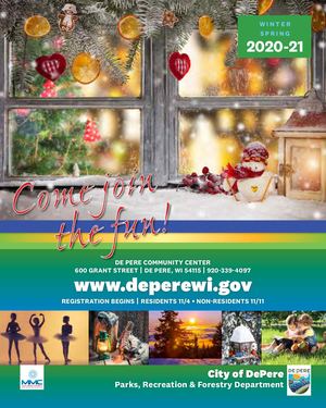 City Of De Pere 2020 21 Prf Winter Spring Brochure Website