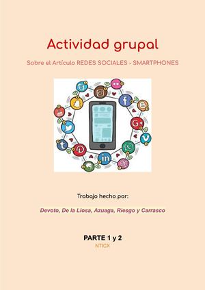 Trabajo Grupal Azuaga, Carrasco, Devoto, De La Llosa, Riesgo