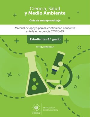 Guia Autoaprendizaje Estudiante 8vo Grado Ciencia F3 S17
