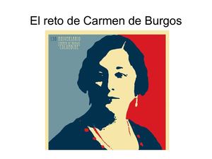 CARMEN DE BURGOS