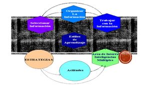 Mapa mental de estilos de aprendizaje y técnicas de estudio