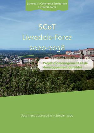 SCoT Livradois-Forez PADD APPROUVE