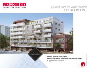 Faubourg Saint-Hélier à Rennes (35) - Programme immobilier neuf - Lamotte