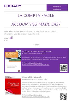 Bibliographie Comptabilite