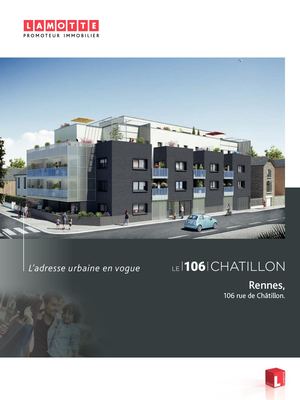 Le 106 Châtillon à Rennes (35) - Programme immobilier neuf - Lamotte