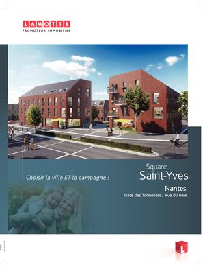 Square Saint Yves à Nantes (44) - Programme immobilier neuf - Lamotte