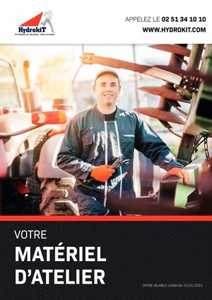 Promo matériel d'atelier