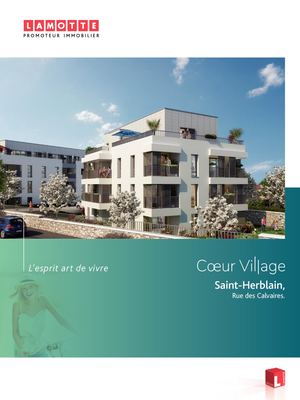 Coeur Village à Saint-Herblain (44) - Programme immobilier neuf - Lamotte