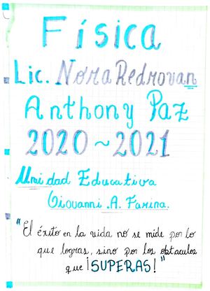 Física Final Bloque 1