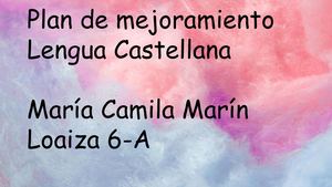 Plan De Recuperacion Legua Castellana 3er Periodo