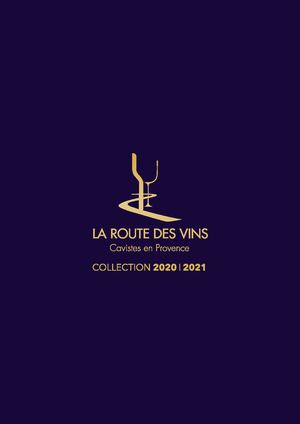 Catalogue Route Des Vins 2020-2021