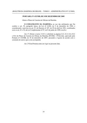 Plano de Carreira de Oficiais da Marinha do Corpo de Engenheiros da Marinha (EN) e do Quadro de Médicos (Md)