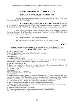 Estágio de Qualificação Técnica Especial de Operações Especiais (E-QTEsp-OpEsp) 2018