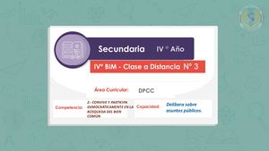 Dpcc Ivº Sv Nº 3 4to Bim