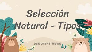 Diana Vera Ivb S3 -Tipos De Selección Natural