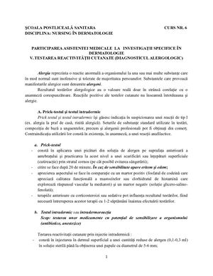 6 Testarea Reactivitatii Cutanate
