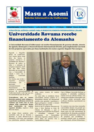 Boletim Informativo 5ed Julho Uni Rovuma