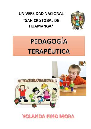 Pedagogia Terapéutica