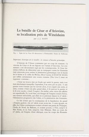La Bataille De César Et Arioviste Wittelseim1