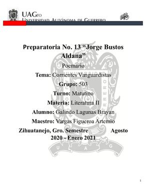 Corrientes Vanguardistas