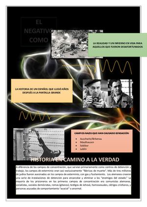 El Negativo Como Testigo De Tortura En Campos De Concetración Y Exterminio