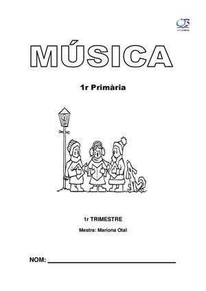 DOSSIER-CANÇONER 1r PRIMÀRIA