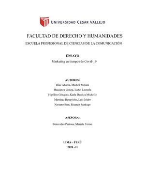 Marketing En Tiempos De Covid 19 Final