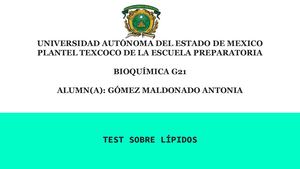 CUESTIONARIO SOBRE LIPIDOS