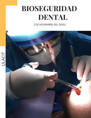BIOSEGURIDAD DENTAL