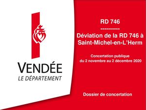 Déviation de la RD 746 à Saint-Michel-en-l’Herm