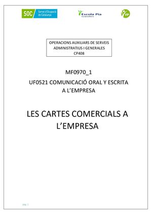 Cartes Comercials