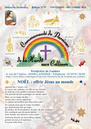 Bulletin Paroissial Novembre Décembre 2020
