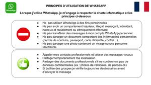 PRINCIPES D’UTILISATION DE WHATSAPP [FR]