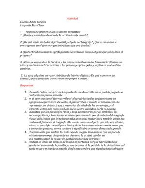 Actividad De Realismo