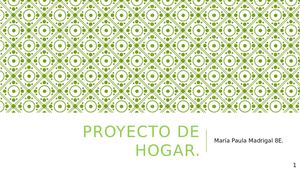 Proyecto de hogar