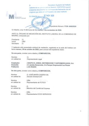 Mediación IRMA Descanso Semanal
